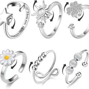 Angst-Fidget Spinnringen voor vrouwen